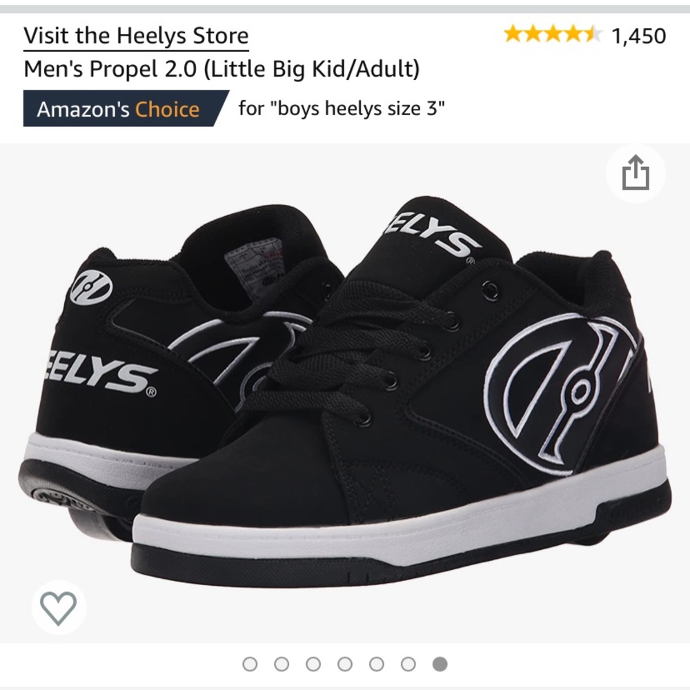Heelys for boys size 3